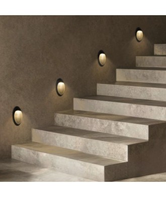 kelvo® STEPART KLV-101-0101 Φωτιστικό Σκαλοπατιού - Διαδρόμου LED 3W 375lm 45° AC 220-240V Αδιάβροχο IP65 Θερμό Λευκό 2700K - Lumileds SMD Chip & TÜV SÜD Driver - Μαύρο Ματ - Μ13 x Π5.5 x Υ26cm - 5 Χρόνια Εγγύηση